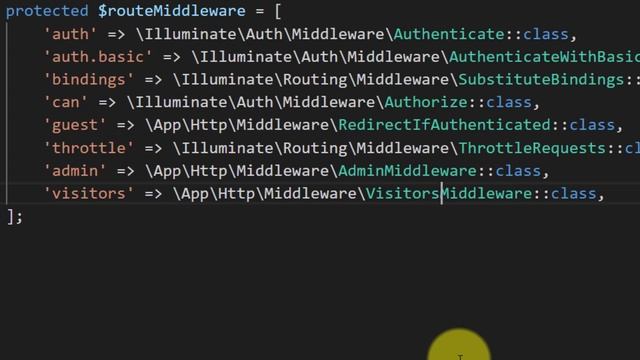 Laravel Visitor Middleware - Become a Master in Laravel - 24