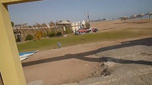 Пляж отеля Palm Beach Resort4* Hurghada. Egypt