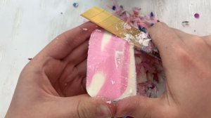 ASMR Soap- Cutting dry coloured soap/ VERY SATISFYING VIDEO/ Резка сухого крашенного мыла/ #asmr