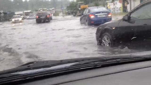 Ливень  павшинская пойма