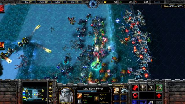 Warcraft Three Custom Game - Footmen vs Grunts смотреть онлайн