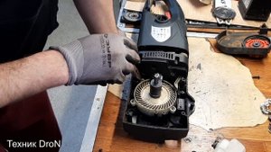 Град-М Электропила ,цепь останавливается под нагрузкой.