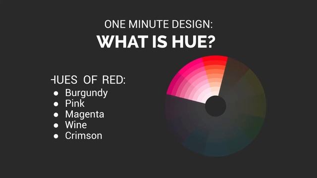 One Minute Design: What Is Hue?