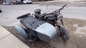 Редкий Урал с BMW мотором в Торонто Канада/ мотоцикл