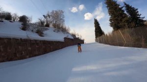 Шикарный карвинг на горных лыжах GoPro 9 Hero