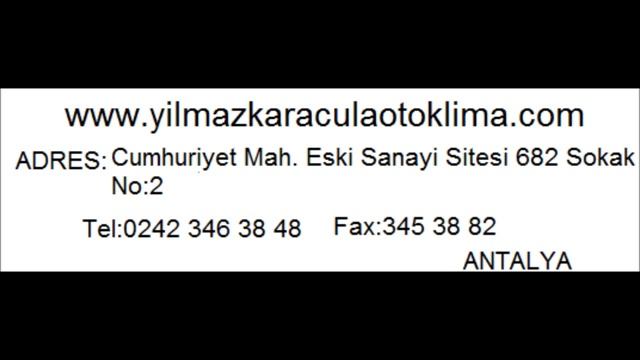 YILMAZ KARACULA OTO KLİMA смотреть онлайн