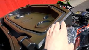 Установка кофра GKA 8050 на квадроцикл JBM SHARP BIG 300 в X-MOTORS