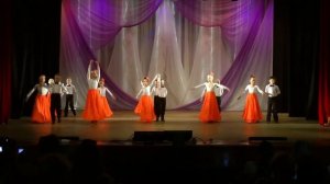 Подготовительная группа народного ансамбля бального танца "Вернисаж". Медленный вальс