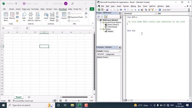 EXCEL VBA Basics Part 1- Complete Series | Advance Excel Tutorial | What is VBA | How to Start VBA?