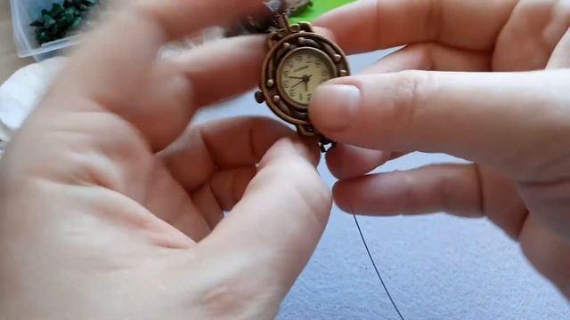 Как выбрать малахит. Делаем браслет для часов часть 1 смотреть онлайн