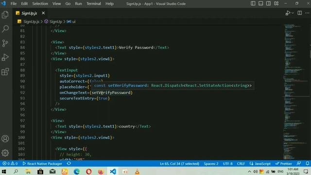 Chat Application Sign Up | React Native | Java Institute смотреть онлайн