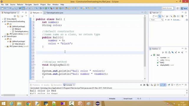 what is constructor overloading in Java || multiple constructor in java смотреть онлайн