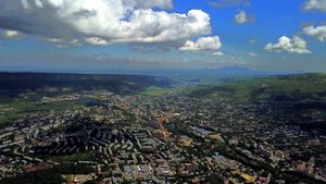 Кисловодск с высоты 500 метров 4k video