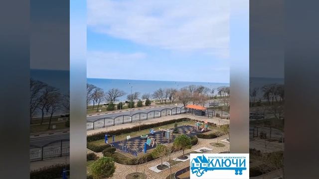 В продаже видовая однокомнатная квартира на первой береговой линии  в ЖК Черноморский- 2, Геленджик