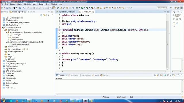 Constructor Injection In Java Spring In Hindi || Spring Core Module In Hindi смотреть онлайн