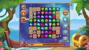 Как пройти уровень 4140 игры Сокровища Пиратов