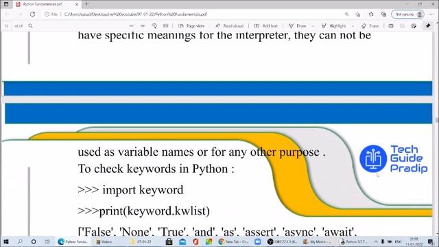 Python Fundamentals Class XI C.S.