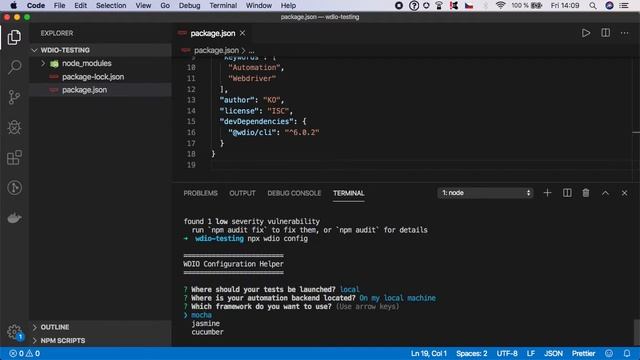 WebdriverIO Tutorial #2: WDIO Setup смотреть онлайн