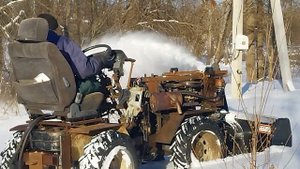 Шнекоротор на минитракторе