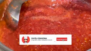 Pomidor sokida bodring va pomidor tuzlash / Ассорти в томатном соусе без уксуса