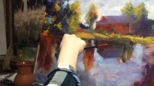 Этюд в Переславле Художник Полина Сахарова