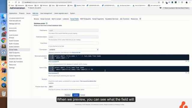 ScriptRunner for Jira | Display info from database in Jira custom fields using ScriptRunner