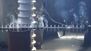 Испытание повышенным напряжением дефектного изолятора серии ЛП