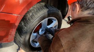 FORD S MAX ПОКРАСКА СУППОРТОВ И ЗАМЕНА ЗИМНЕЙ НА ЛЕТНЮЮ РЕЗИНУ НА ЛИТЫХ ДИСКАХ