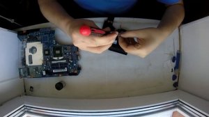 Ноутбук Lenovo B570E Model name 20173 Разборка чистка и замена термопасты