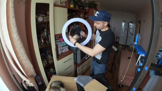 Кольцевая лампа RL-18 2 Обзор и распаковка. смотреть онлайн