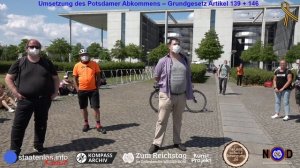 staatenlos.info  26.06.2021 Versammlung unter freiem Himmel - Kundgebung – Reichstag - Teil 3 / 6