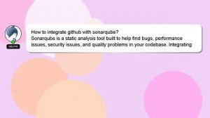 How to integrate github with sonarqube?