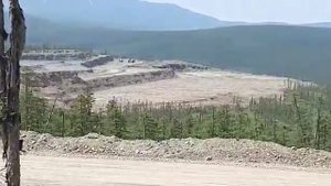 Взрыв Породы на разрезе