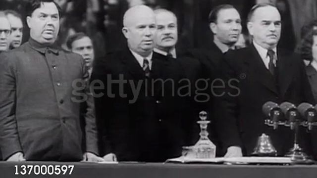 The Internationale 1947 CPSU Congress (Ends) With Nikita Khrushchev смотреть онлайн
