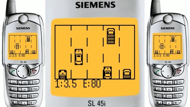 Taxi Race Siemens SL45i JAVA GAME (Cocoasoft 2001 year) смотреть онлайн