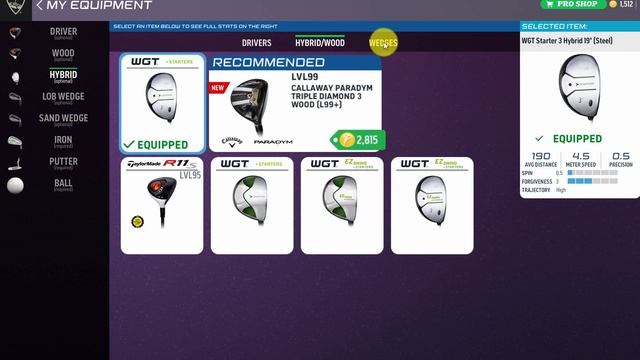 World Golf Tour : Equip 3 wedges : updated смотреть онлайн