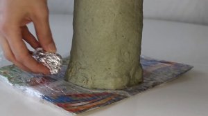 Декор бутылки "Дракон на скале"