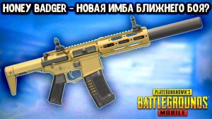 HONEY BADGER - НОВОЕ ОРУЖИЕ В ПУБГ МОБАЙЛ | ПОДРОБНЫЙ РАЗБОР В PUBG MOBILE! СРАВНЕНИЕ ОТДАЧИ И УРОНА