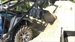 квадроцикл с ковшом