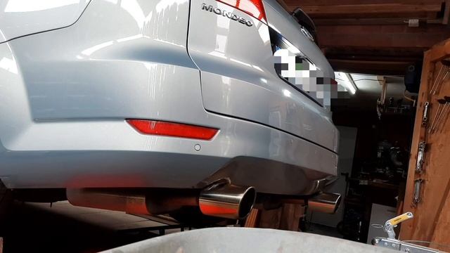 Mondeo 2,5 t . kein Kat, kein Msd, Fox Endschaldämpfer. Turbo. 5 Zylinder . смотреть онлайн