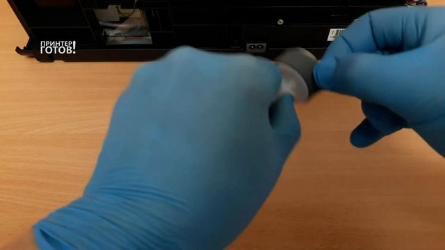 Принтер Epson WorkForce 30 "Замятие бумаги". Как заменить ролик захвата, подачи. Инструкция. смотреть онлайн