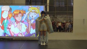 Косплей дефиле-Завертин-Венти (ау образ)-Геншин Импакт