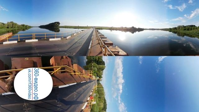 Пантонный мост Старая Хворостань смотреть онлайн