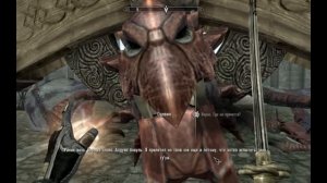 Skyrim Крик зов дракона.Одавинг в цепях.