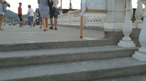 Крым Коктебель набережная 2019 август 17 вечер.