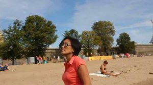 Пляж у Петропавловской крепости