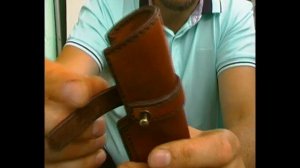 НОЖНЫ С ФИКСАТОРОМ ДЛЯ ОХОТНИЧЬЕГО НОЖА/SHEATH WITH CLIP HUNTING KNIFE