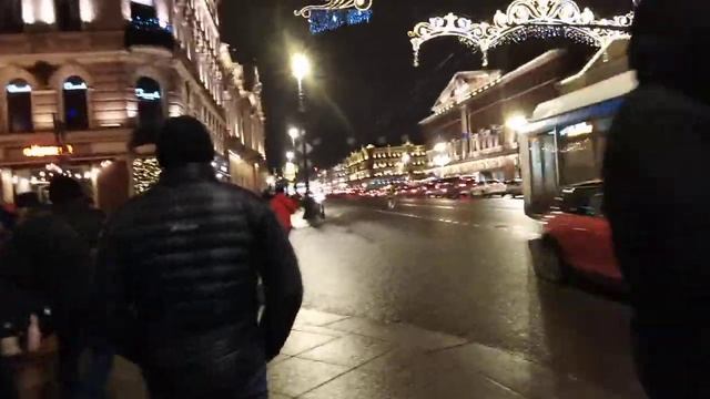 3 января 2021 г. Новогодний Санкт-Петербург. Невский проспект. ??? смотреть онлайн