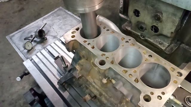 Hyundai accent. ч.8 расточка блока смотреть онлайн