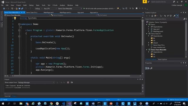 Create Your First Wearable Tizen .NET Application For A Samsung Galaxy Watch смотреть онлайн